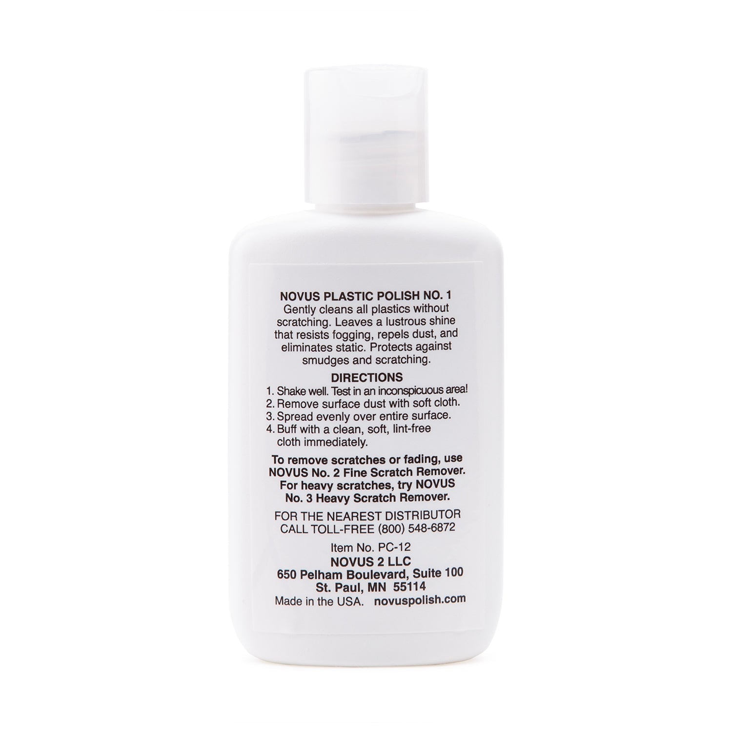 NOVUS Plastic Polish #1: Clean & Shine
