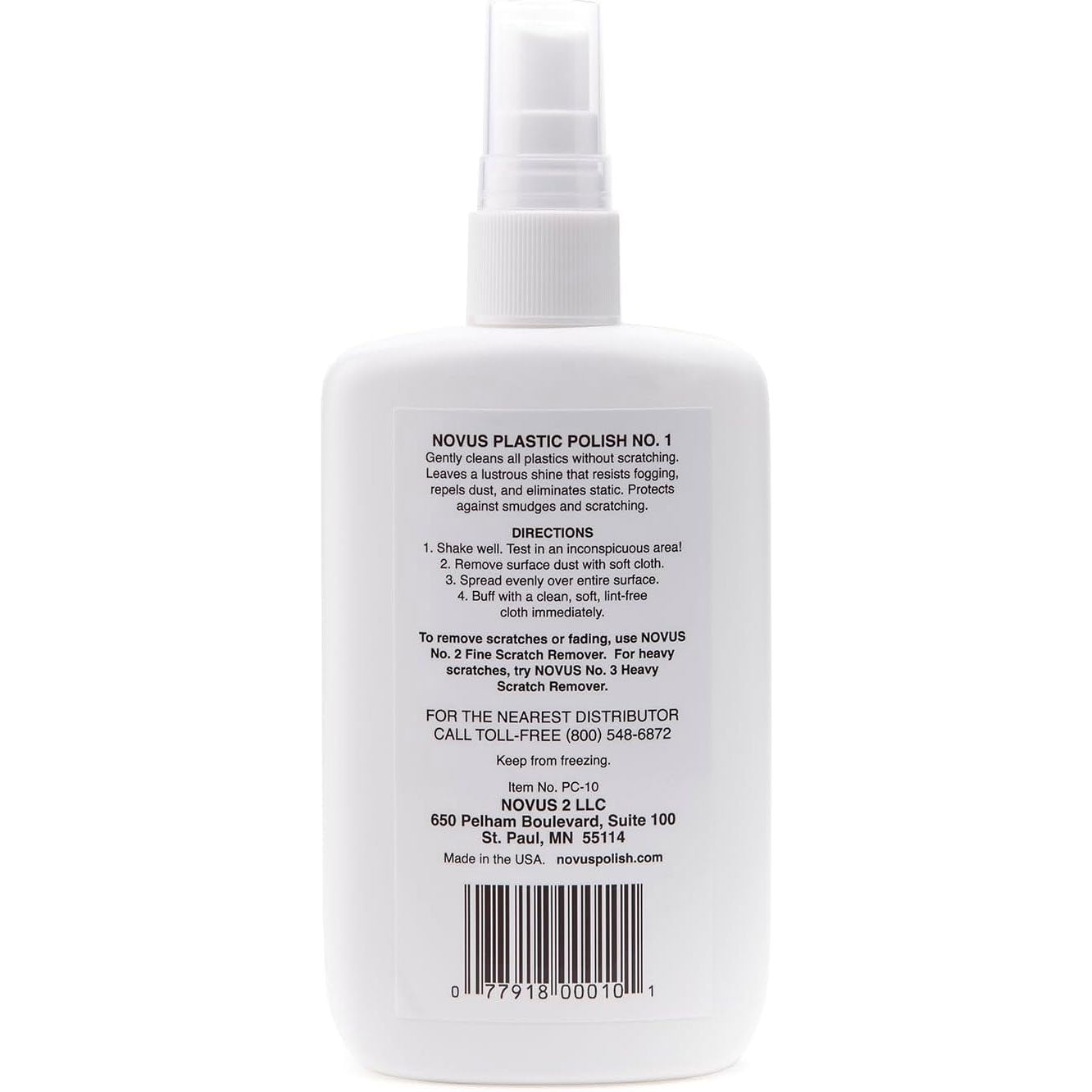 NOVUS Plastic Polish #1: Clean & Shine