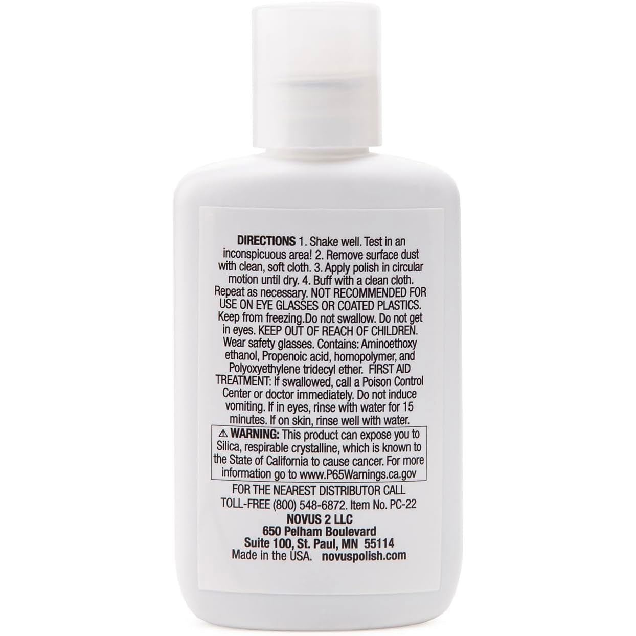 NOVUS Plastic Polish #2: Fine Scratch Remover