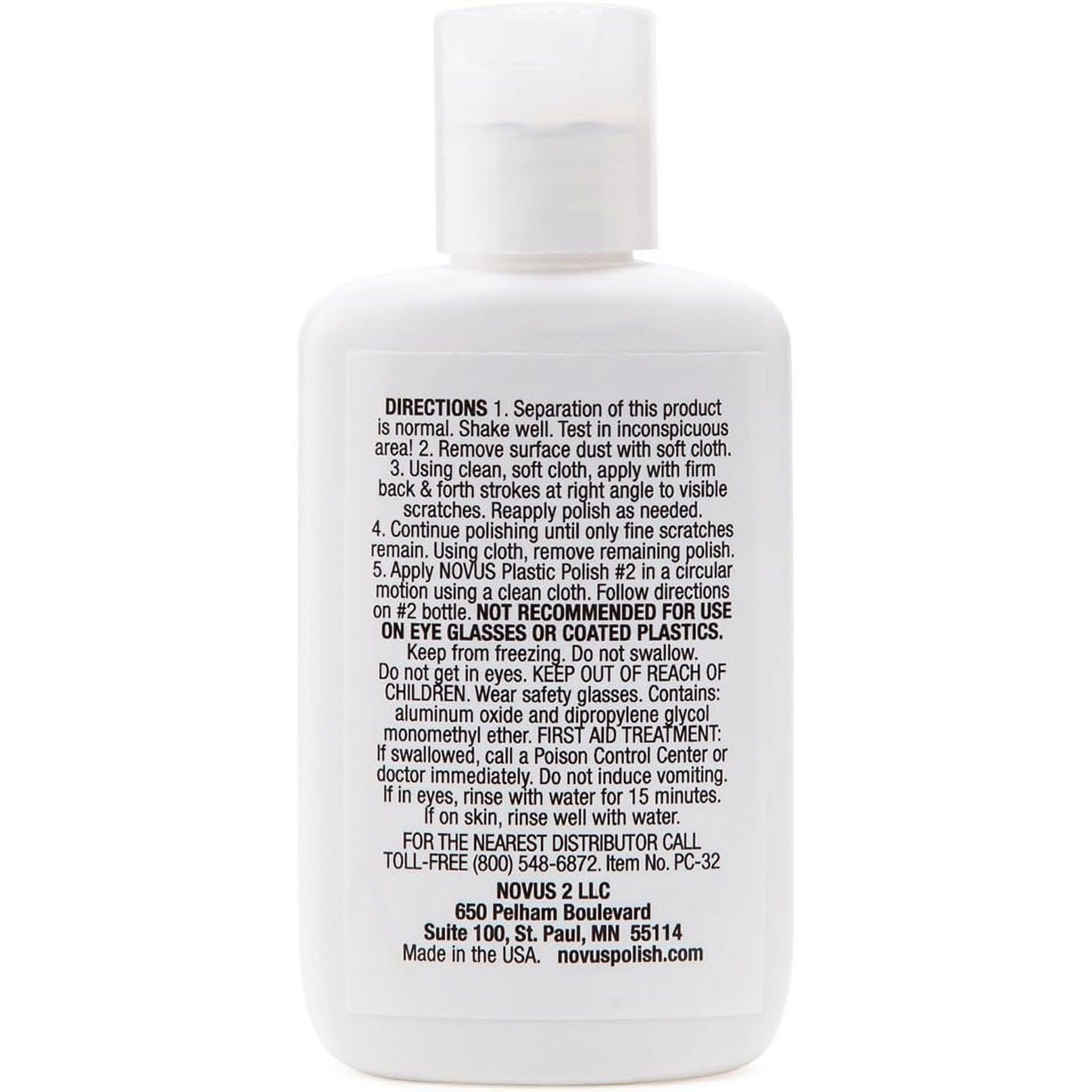 NOVUS Plastic Polish #3: Heavy Scratch Remover