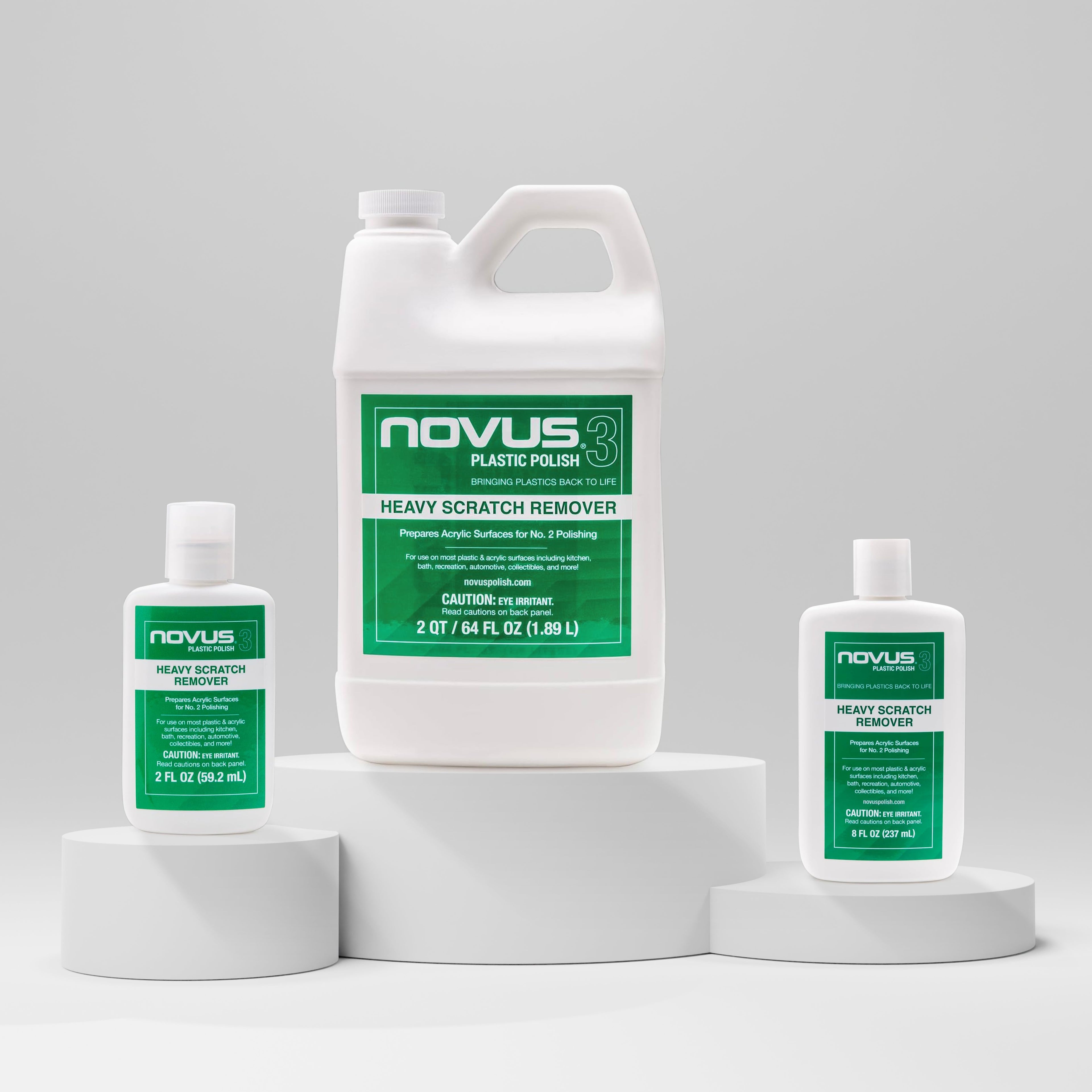 NOVUS Plastic Polish #3: Heavy Scratch Remover