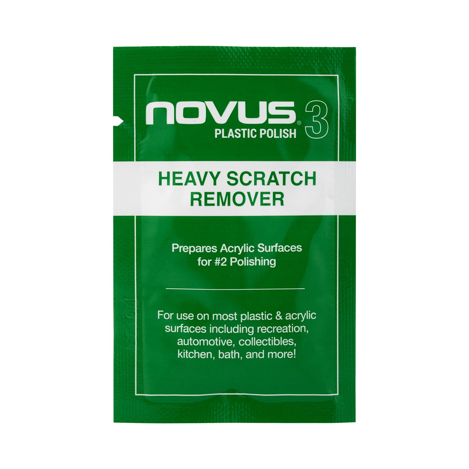 NOVUS Plastic Polish Pillow Pack Samples